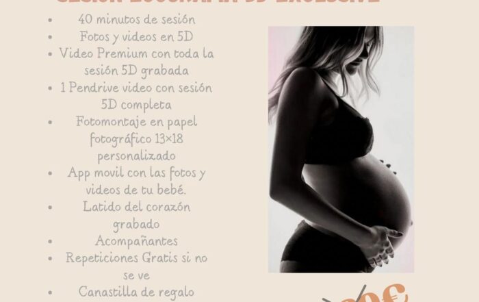 DESCUENTO ECOGRAFÍA 5D EXCLUSIVE BARNA